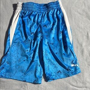 Puma Blue Athletic Shorts